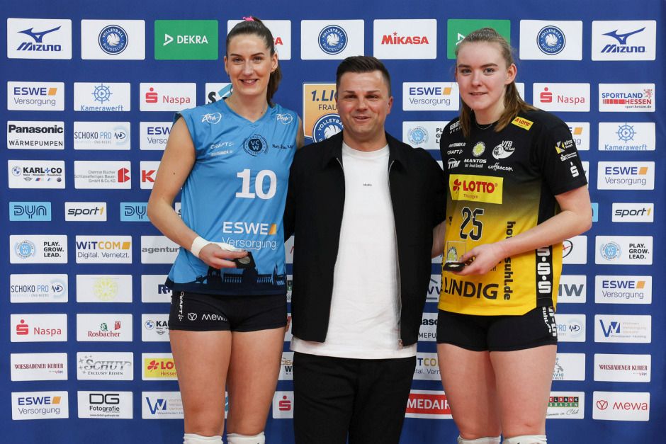 Volleyball: Playoff Rückspiel VC Wiesbaden gegen VfB Suhl Lotto Thüringen am Mittwoch, 25. März 2026