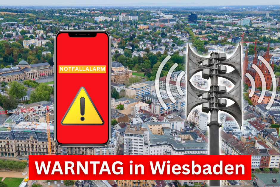 Heute Donnerstag, 12. März 2026, ist Warntag Hessen: Um 10:01 Uhr haben in Wiesbaden die Sirenen aufgeheult und Smartphones schrille Testwarnungen via Cell Broadcast ausgespuckt. Keine Panik – es ist nur ein Probealarm! Die Zentrale Leitstelle testet Warnsysteme landesweit. Entwarnung um 10:30 Uhr.
