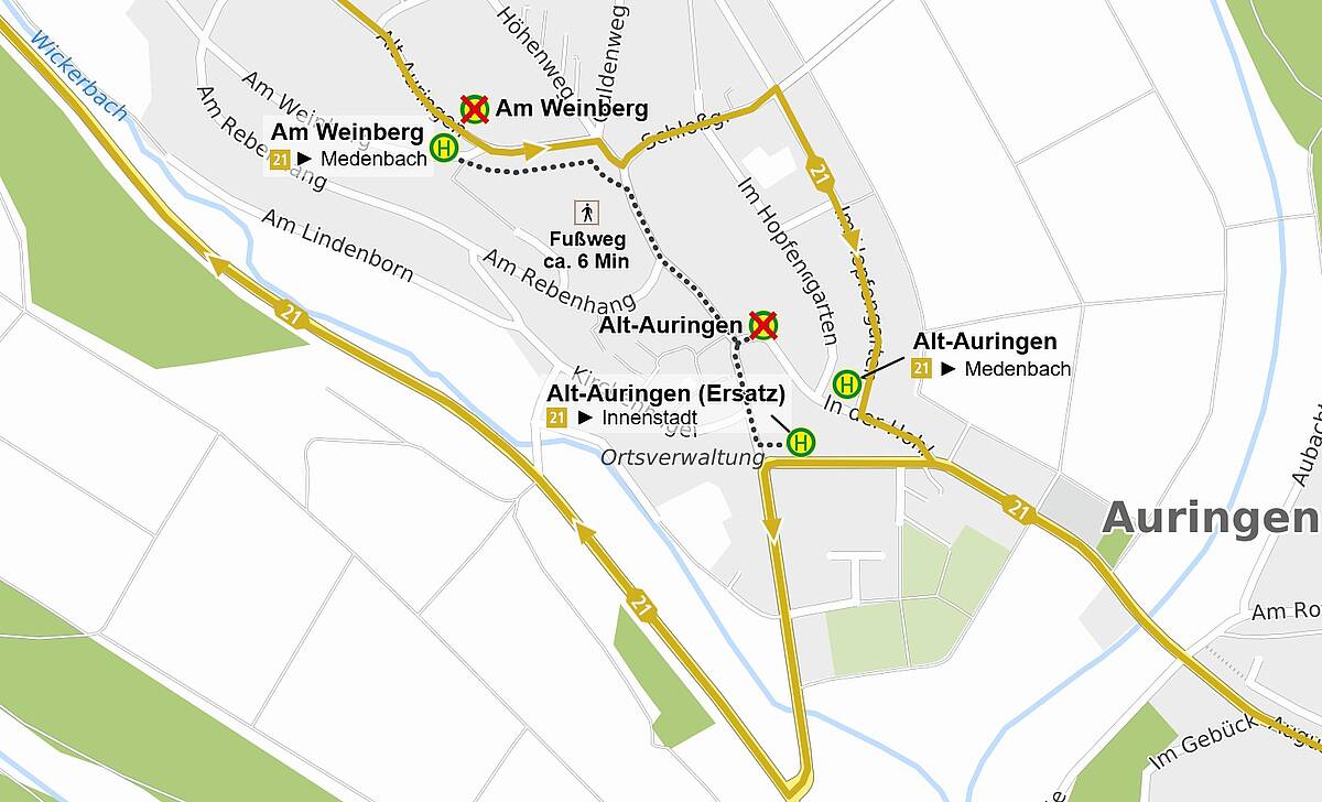 Auringer Frühlingsfest: Busse werden umgeleitet