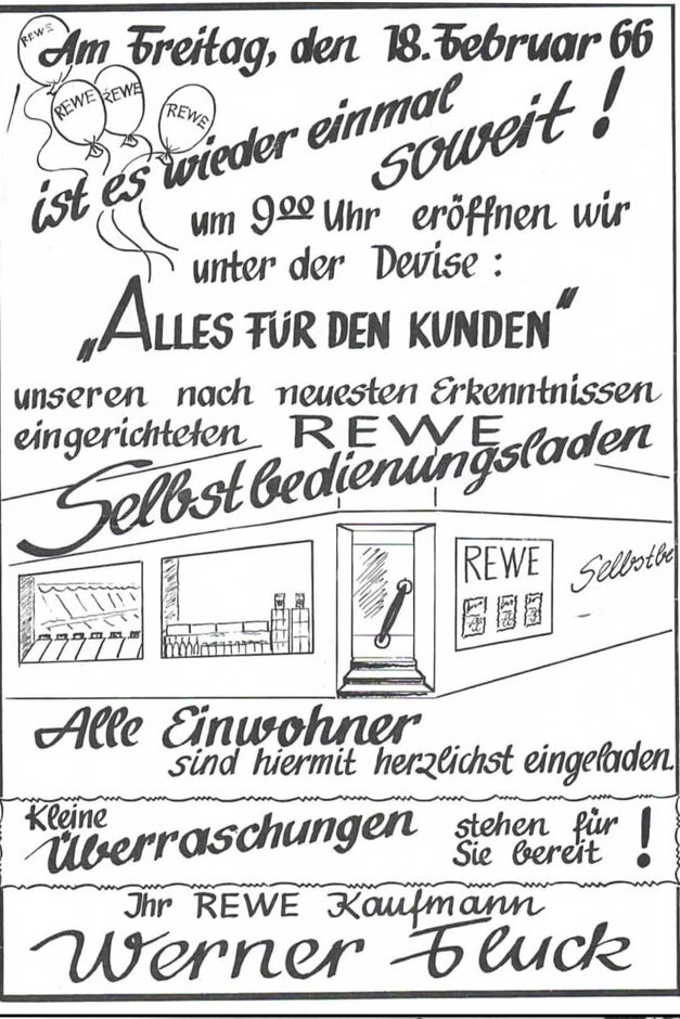 In Wiesbaden Bierstadt jährt sich die Eröffnung des ersten SB-Supermarkts zum 60. Mal