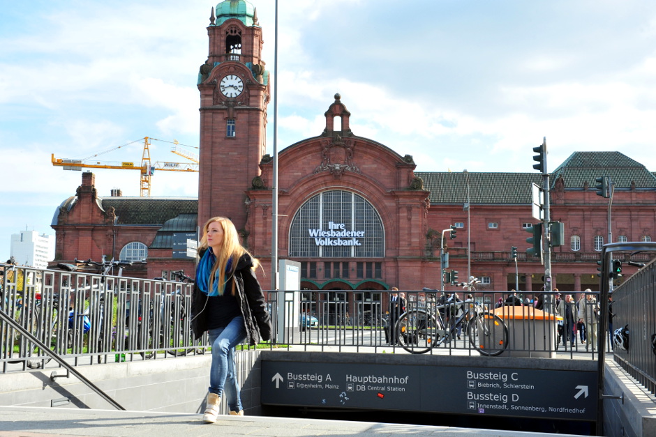 Fußgängerunterführung am Hauptbahnhof Wiesbaden am Donnerstag, 2. April 2026 gesperrt.