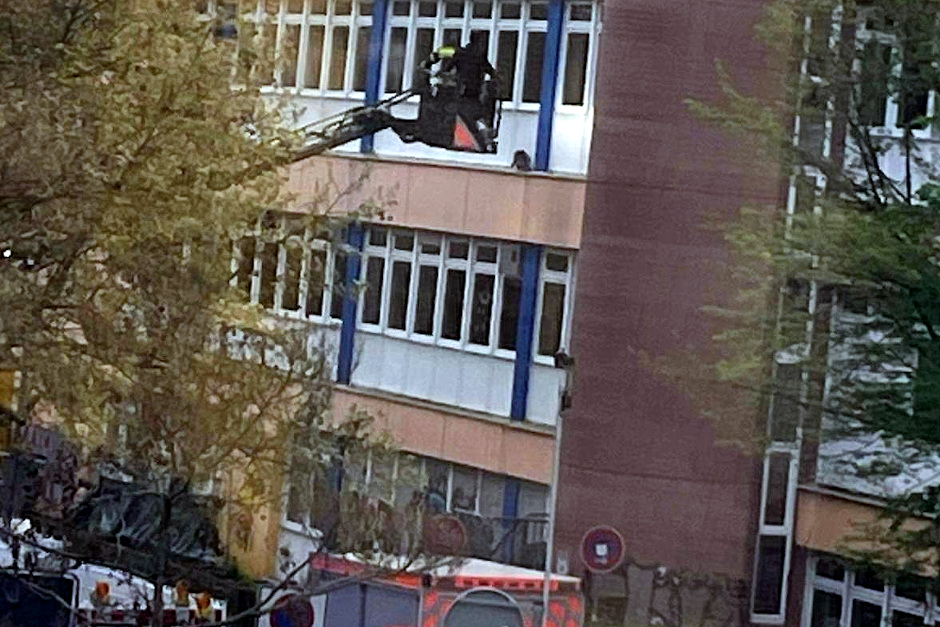 An der Gerhart-Hauptmann-Schule in Wiesbaden sorgte am Donnerstagmorgen ein ungewöhnlicher Besucher für Aufsehen: Ein Waschbär saß auf einem Fassadensims und wurde offenbar von Krähen attackiert. Die Feuerwehr rückte zur Tierrettung aus, doch der Einsatz endete schneller als gedacht.