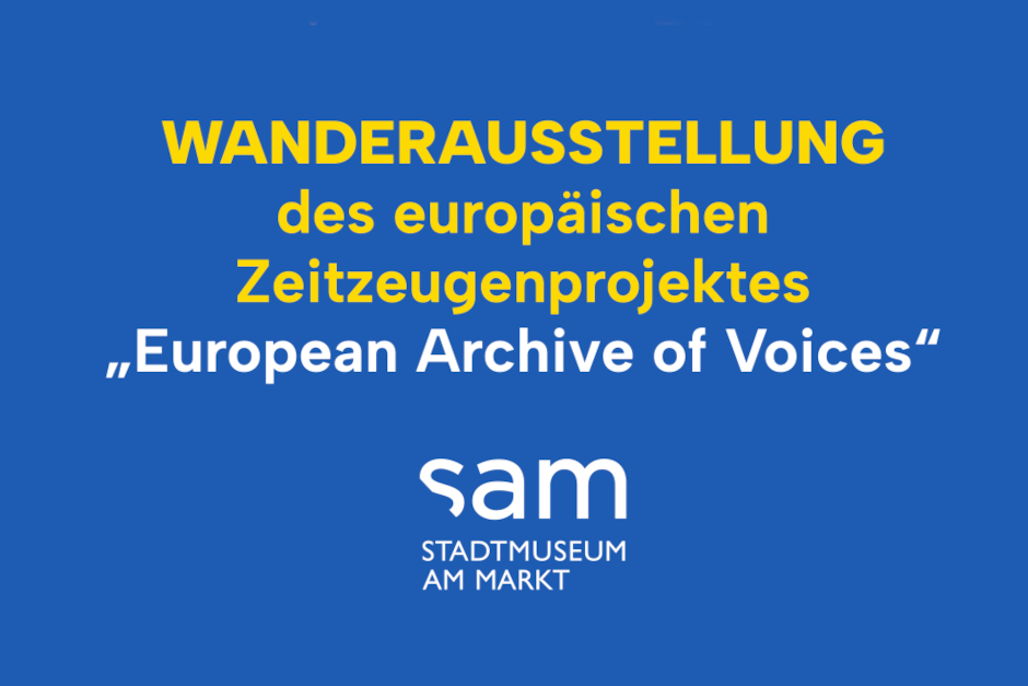 Letzte Chance im Marktkeller: Finissage und kostenfreie Kuratoren-Führung zur Europa-Ausstellung im „sam“ Wiesbadener Stadtmuseum.