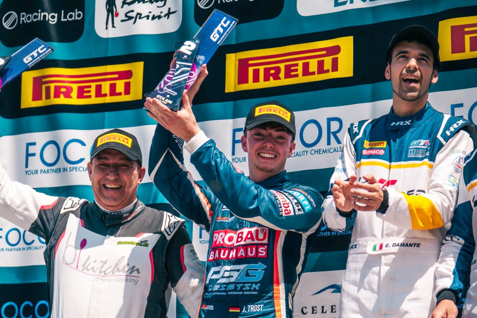 GTC European Endurance Challenge: 19-jähriger Wiesbadener Jacob Trost rast sensationell auf Platz zwei