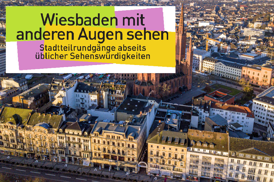 Wiesbaden jenseits der bekannten Wege entdecken: Die Quartiersspaziergänge gehen 2026 in die vierte Runde und führen durch Biebrich, Klarenthal, das Bergkirchenviertel, Gräselberg, Amöneburg und das Innere Westend.