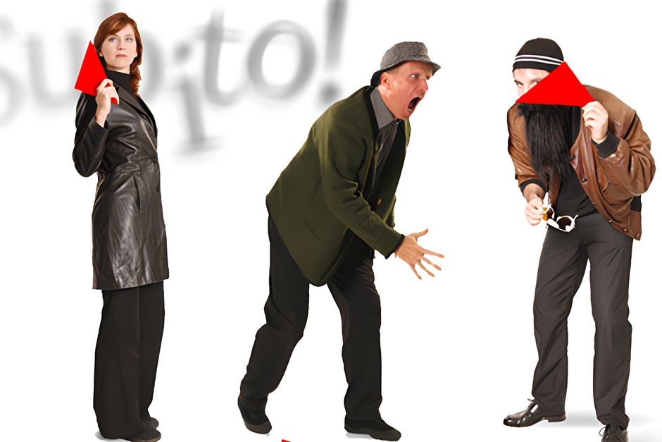 Das Improvisationstheater Subito gestiert im Ideengarten der Firma Gramenz in Wiesbaden-Erbenheim