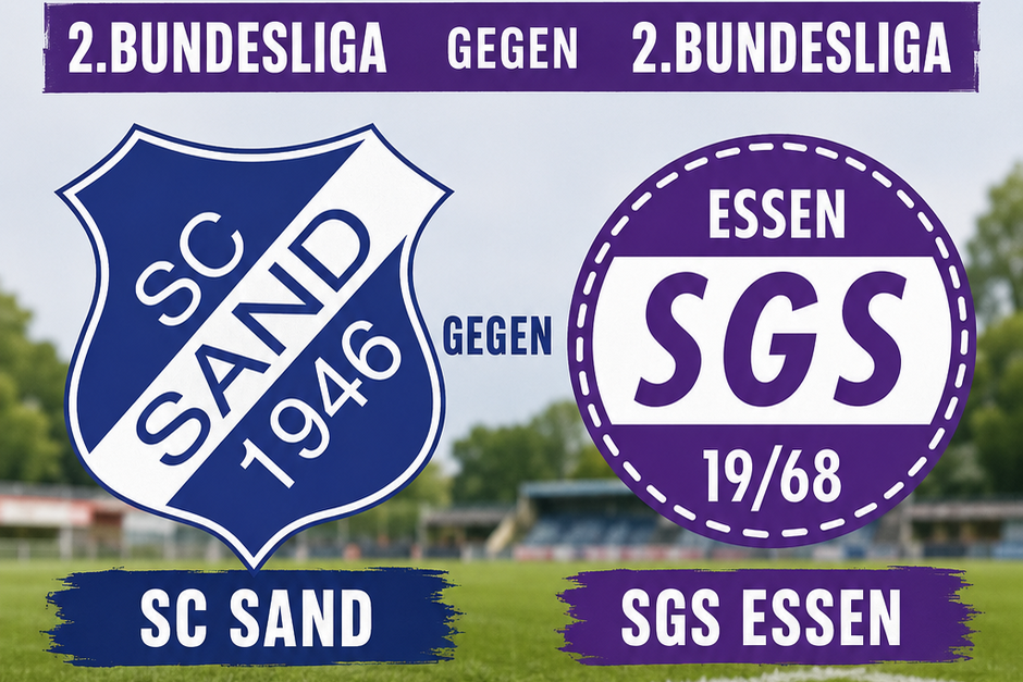 Die Damen Bundesligisten SC Sand und SGS Essen testen in Wiesbaden-Erbenheim