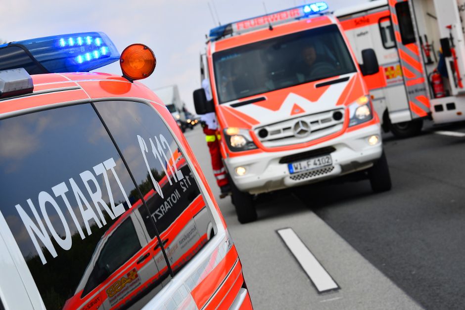 EInsatz auf der A3 bei Wiesbaden-Medenbach