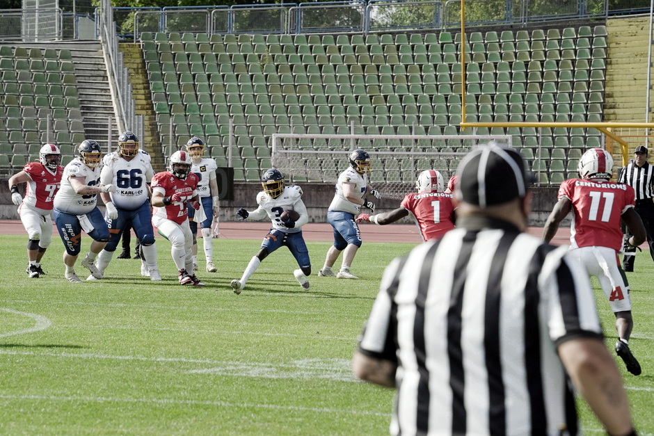 Wiesbaden Phantoms In Augsburg - Runningback Dwayne Milton