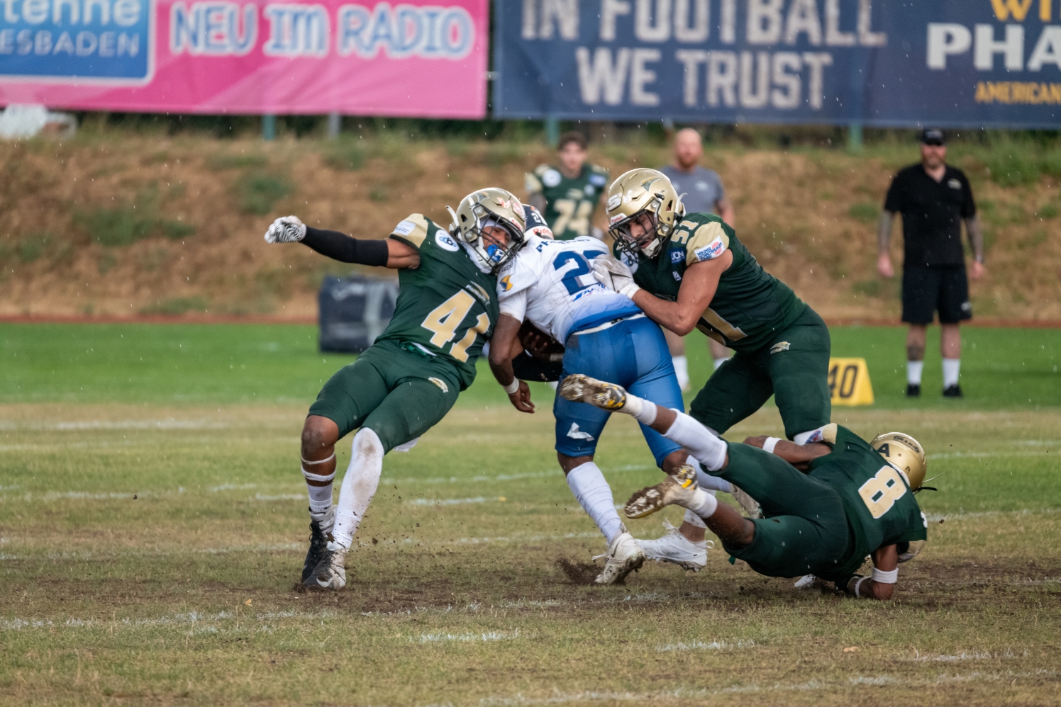 American Football Wiesbaden Phantoms Vs Montabaur Fighting Farmers