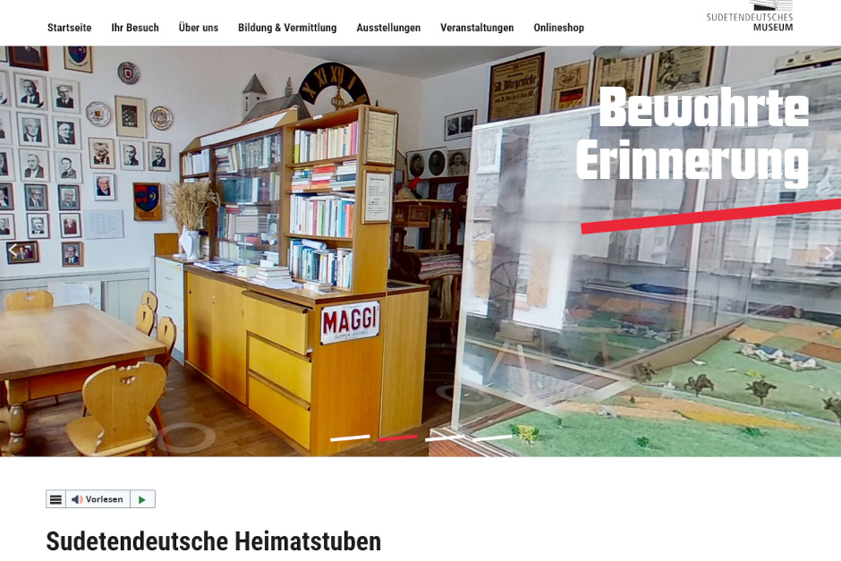 Objekte der Heimatstube der Karlsbader in Wiesbaden haben ein neues Zuhause im Sudetendeutsche Museum in München.