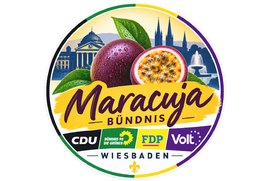 In Wiesbaden steht die Bildung eines neuen Mehrheitsbündnisses offenbar kurz bevor. CDU, Bündnis 90/Die Grünen, FDP und Volt wollen sich zur sogenannten Maracuja-Koalition zusammenschließen. Die offizielle Vorstellung des Koalitionsvertrags ist für Donnerstag geplant.
