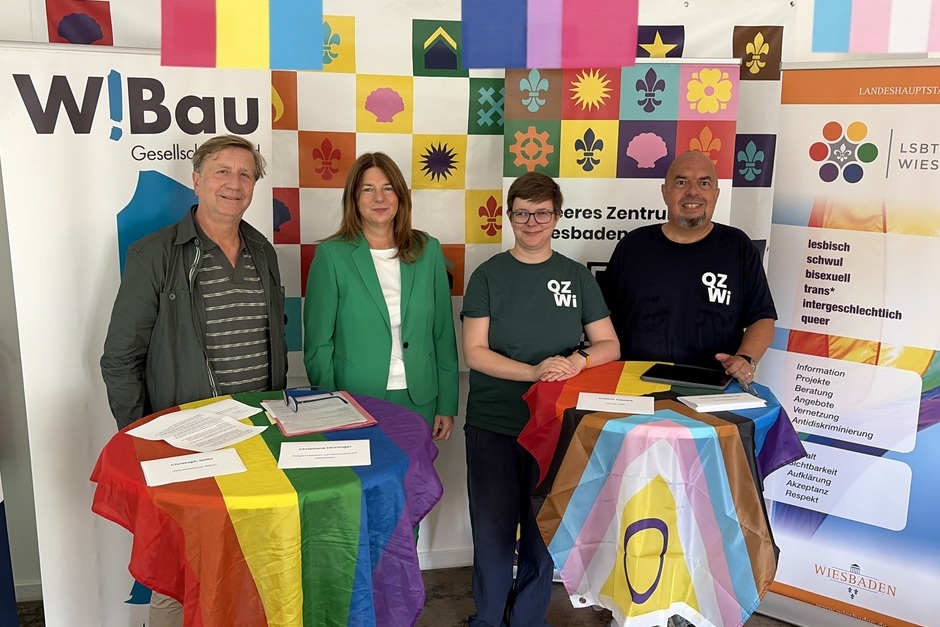 Neue Räume für das Queeres Zentrum in der Walkmühle in Wiesbaden stehen kurz vor der Fertigstellung