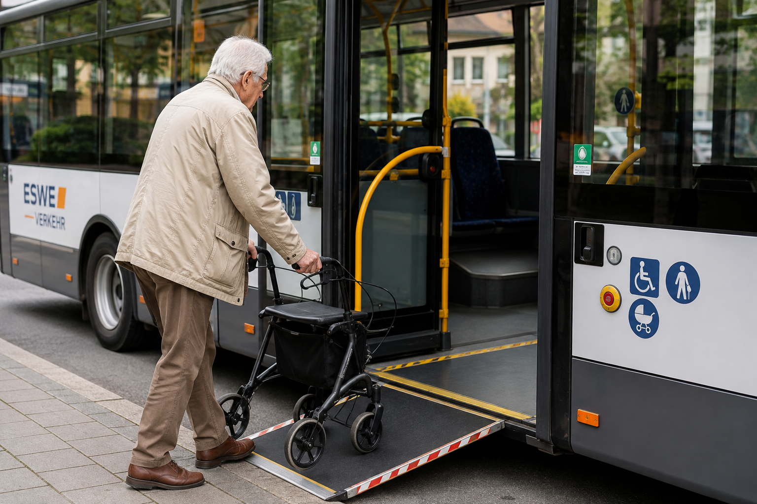 Ein Mobilitätstraining für Senioren findet in Wiesbaden statt.