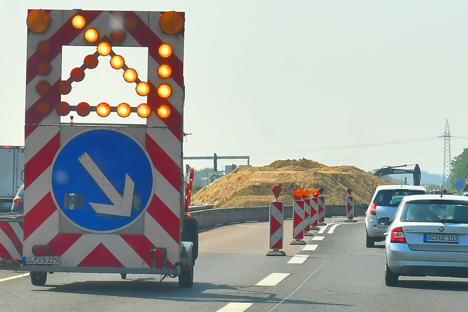 A66/A643: Verkehrseinschränkungen am Schiersteiner Kreuz in Wiesbaden von Freitag, 4. September 2026, bis Montag, 7. September.