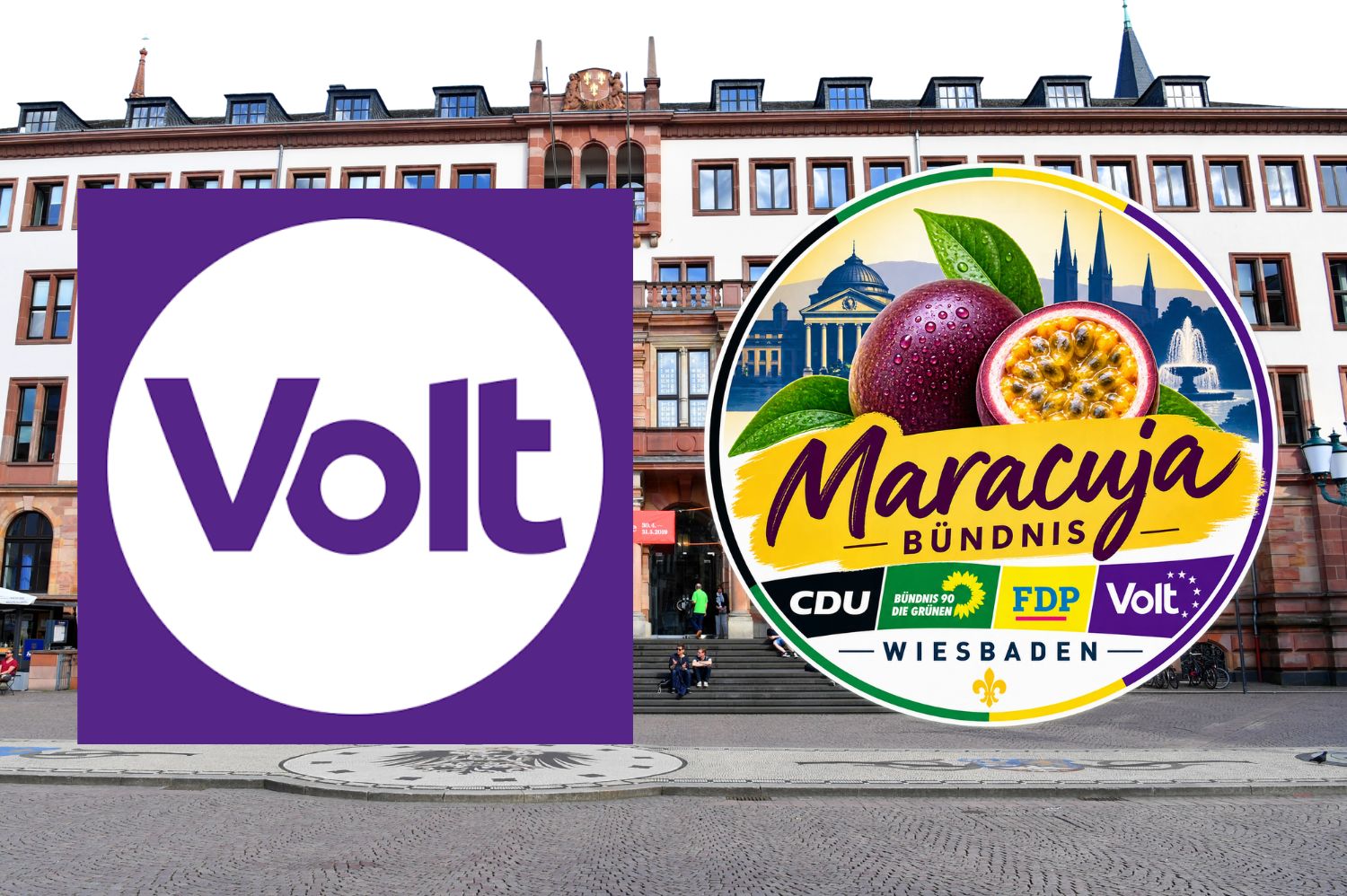 Trotz Kritik an Klima- und Sozialpolitik: Volt-Basis macht den Weg frei für Vierer-Bündnis mit CDU, Grünen und FDP in Wiesbaden.