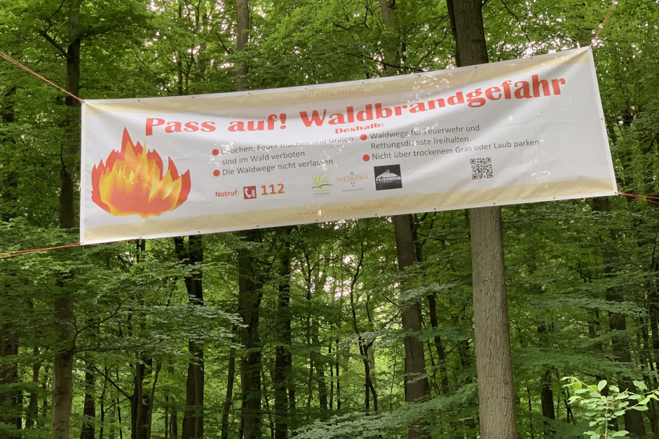 Waldbrandgefahr sinkt nach Regen auf Stufe 4: Was für Grillplätze und Veranstaltungen in Wiesbaden weiterhin gilt.