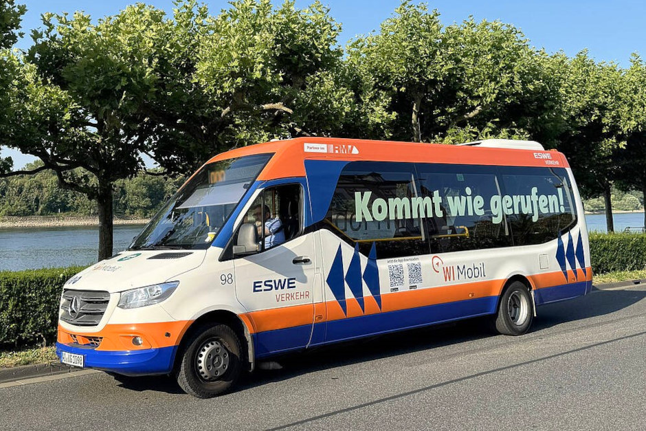 WiMobil fährt früher und weiter: ESWE Verkehr erweitert On-Demand-Angebot in Wiesbaden-Biebrich