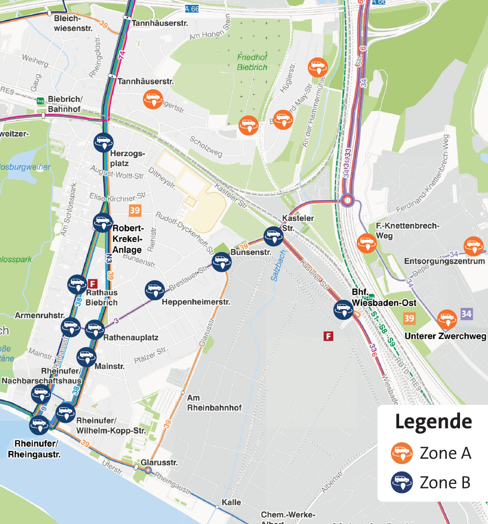 WiMobil fährt früher und weiter: ESWE Verkehr erweitert On-Demand-Angebot in Wiesbaden-Biebrich