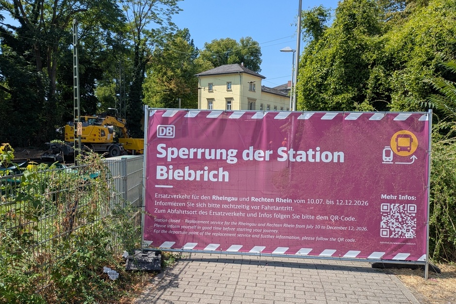 Die Stadt Wiesbaden zieht eine positive Zwischenbilanz zur Korridorsanierung der rechten Rheinstrecke