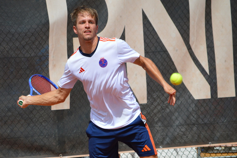 Wiesbadener THC Tennis Milan Welte gegen Francisco Rocha