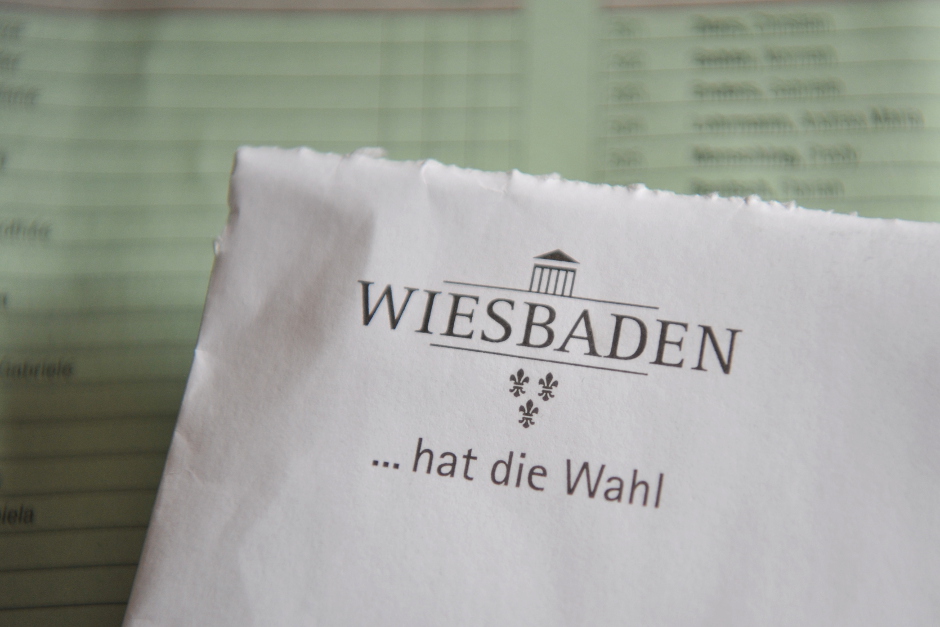 Wiederholungswahl Ortsbeirat Wiesbaden-Nordost. Nur Wahlbriefe bis Sonntag, 6. September, 18:00 Uhr zählen!