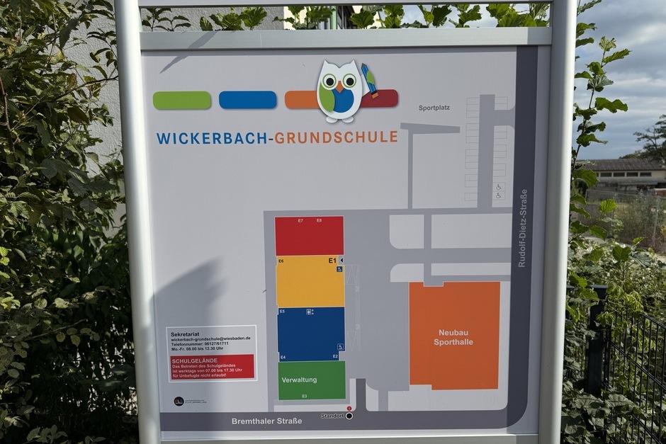 Die neue Zwei-Feld-Sporthalle der Wickerbach-Grundschule in Wiesbaden-Naurod soll modern und nachhaltig werden