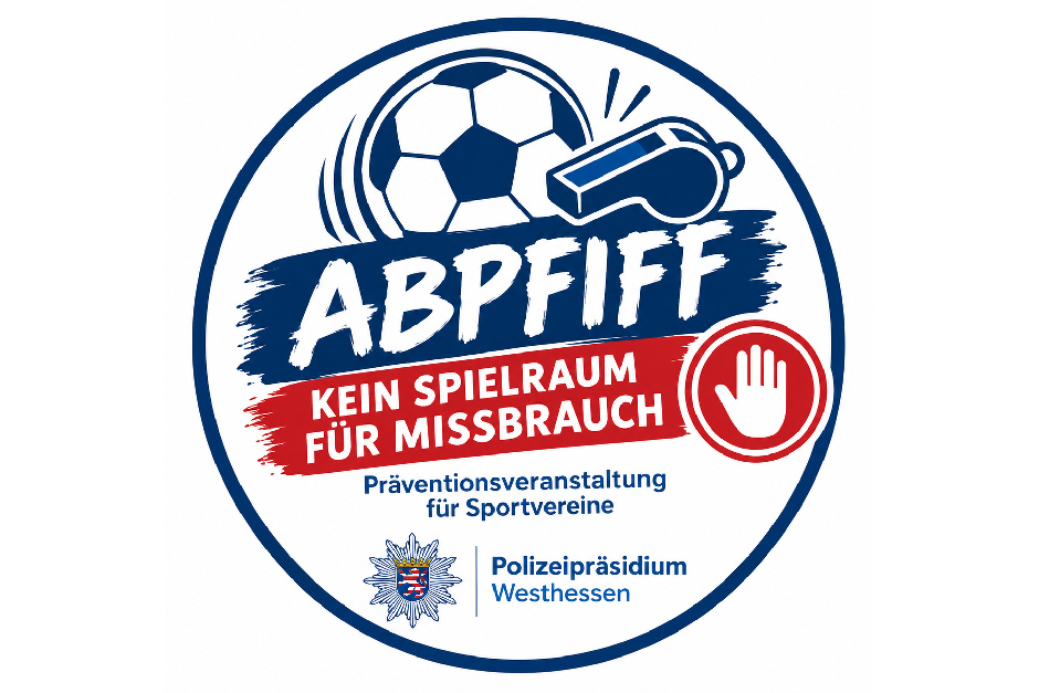 „Abpfiff, kein Spielraum für Missbrauch“: Polizeipräsidium Westhessen lädt zur Präventionsveranstaltung für Sportvereine