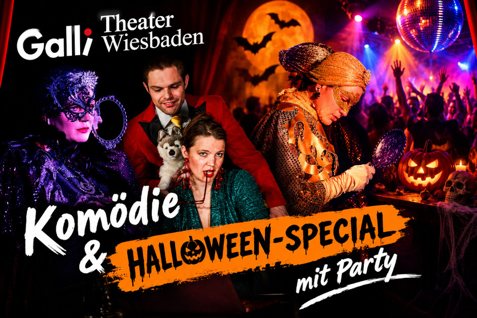 Theaterherbst und Gruselstimmung im Galli Theater Wiesbaden: „Eva und Lilith“ sowie „Illusio“ mit großer Halloween-Party. Jetzt 3x2 Tickets auf wiesbadenaktuell.de gewinnen!